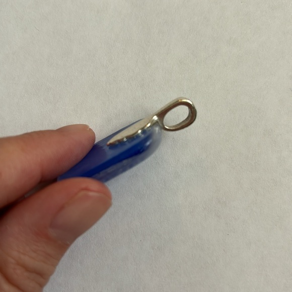 Blue stone pendant for necklace - Picture 8 of 8